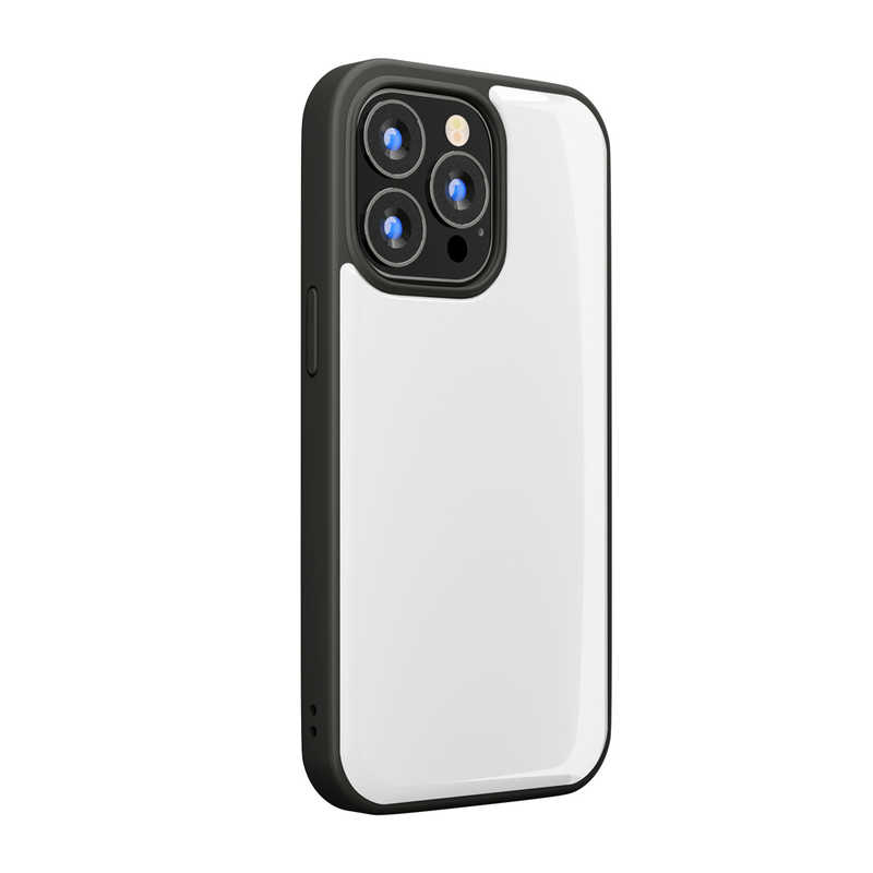 PGA PGA iPhone 13 Pro 3眼 ハイブリッドタフケース Premium Style ホワイト PG-21NPT02WH PG-21NPT02WH