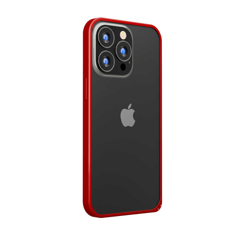 PGA PGA iPhone 13 Pro 3眼 アルミバンパー レッド Premium Style PG-21NBP02RD PG-21NBP02RD