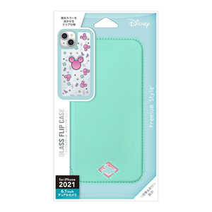 PGA iPhone 13 ガラスフリップケース Premium Style ミッキーマウス/ブルー PG-DGF21K02MKY PGA iPhone 13 ガラスフリップケース Premium Style ミッキーマウス/ブルー PG-DGF21K02MKY