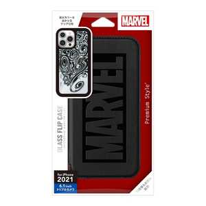 PGA iPhone 13 Pro 対応 6.1inch ガラスフリップケース Premium Style ヴェノム PG-DGF21N21VEN PGA iPhone 13 Pro 対応 6.1inch ガラスフリップケース Premium Style ヴェノム PG-DGF21N21VEN