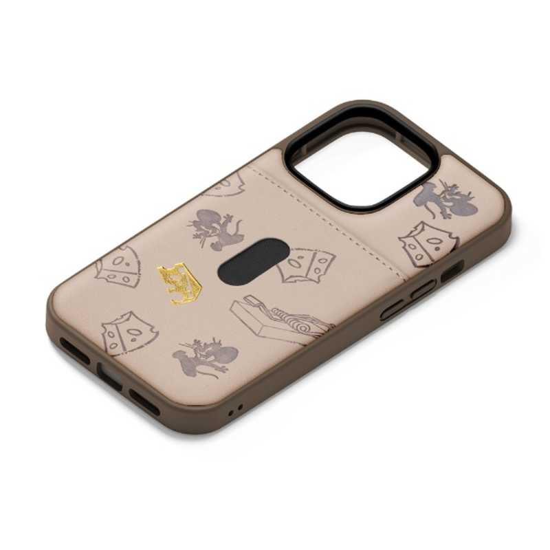 PGA PGA iPhone 13 Pro 対応 6.1inch 3眼 タフポケットケース Premium Style トムとジェリー/モカ  PG-WPT21N02TAJ PG-WPT21N02TAJ