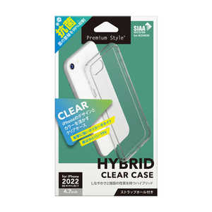 PGA iPhone SE 第3世代/第2世代/8/7専用 抗菌ハイブリッドケース クリア Premium Style PG-22MPT03CL PGA iPhone SE 第3世代/第2世代/8/7専用 抗菌ハイブリッドケース クリア Premium Style PG-22MPT03CL
