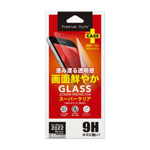 PGA iPhone SE 第3世代/SE 第2世代/8/7/6s/6 液晶保護ガラス スーパークリア Premium Style PG-22MGL06CL