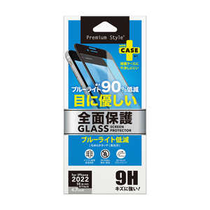 PGA iPhone SE 第3世代/第2世代/8/7専用 液晶全面保護ガラス ブルーライト低減/光沢 Premium Style PG-22MGL08FBL PGA iPhone SE 第3世代/第2世代/8/7専用 液晶全面保護ガラス ブルーライト低減/光沢 Premium Style PG-22MGL08FBL