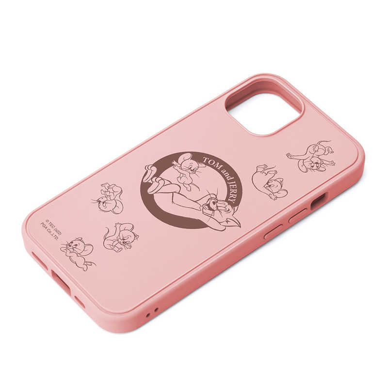 PGA PGA iPhone 13用 MagSafe対応 抗菌ハイブリッドケース トムとジェリー/ピンク Premium Style PG-WMGPT21K02TAJ PG-WMGPT21K02TAJ