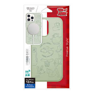 PGA iPhone 13 Pro用 MagSafe対応 抗菌ハイブリッドケース トムとジェリー/グリーン トムとジェリー/グリーン PG-WMGPT21N01TAJ PGA iPhone 13 Pro用 MagSafe対応 抗菌ハイブリッドケース トムとジェリー/グリーン トムとジェリー/グリーン PG-WMGPT21N01TAJ