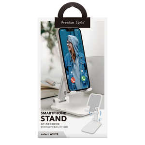 PGA スマートフォン用 スタンド ホワイト Premium Style PG-STD02WH PGA スマートフォン用 スタンド ホワイト Premium Style PG-STD02WH
