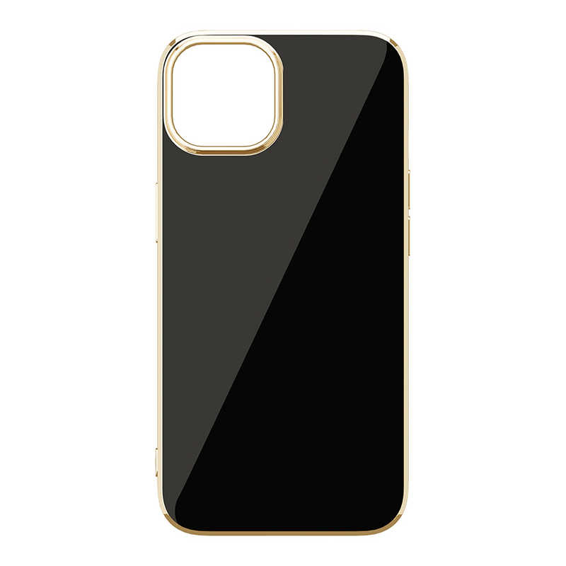 PGA PGA iPhone 14 6.1インチ メタリックフレーム ソフトケース ブラック Premium Style ブラック PG-22KTP03BK PG-22KTP03BK