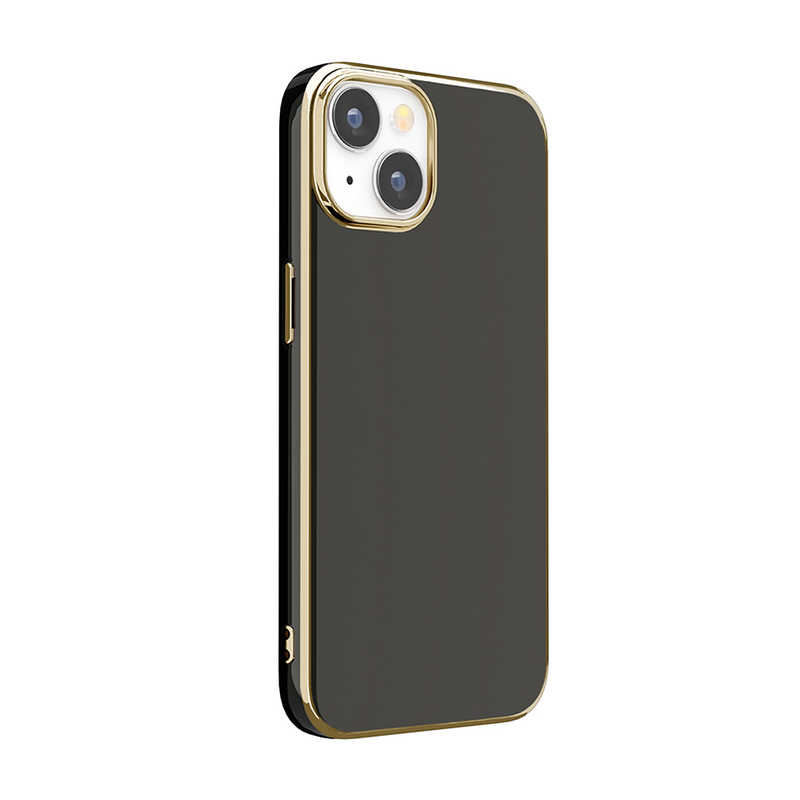 PGA PGA iPhone 14 6.1インチ メタリックフレーム ソフトケース ブラック Premium Style ブラック PG-22KTP03BK PG-22KTP03BK