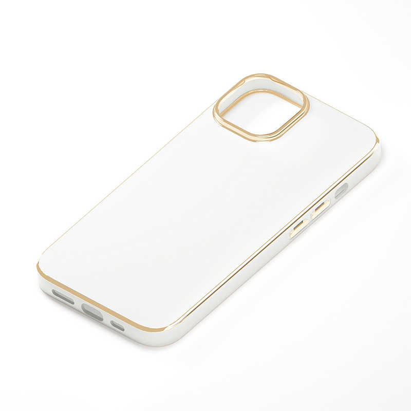 PGA PGA iPhone 14 6.1インチ メタリックフレーム ソフトケース ホワイト Premium Style ホワイト PG-22KTP04WH PG-22KTP04WH