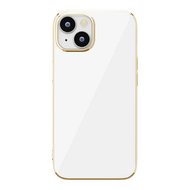 PGA PGA iPhone 14 6.1インチ メタリックフレーム ソフトケース ホワイト Premium Style ホワイト PG-22KTP04WH PG-22KTP04WH