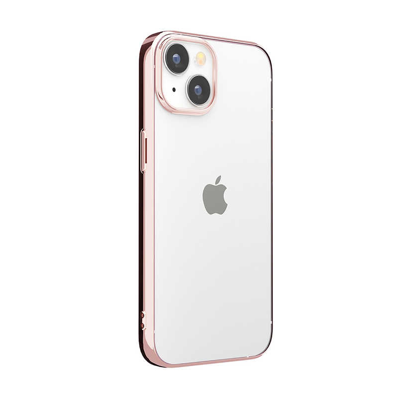 PGA PGA iPhone 14 6.1インチ メタリックフレーム クリアケース ローズゴールド Premium Style ローズゴールド PG-22KTP10PK PG-22KTP10PK
