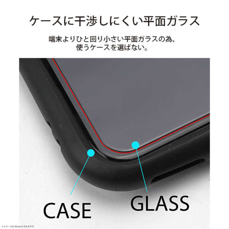 PGA PGA iPhone 14 6.1インチ ガイドフレーム付 液晶保護ガラス ブルーライト低減/光沢 Premium Style ブルーライト低減/光沢 PG22KGL03BL PG22KGL03BL