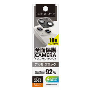 PGA iPhone 14 6.1インチ用 カメラフルプロテクター ブラック Premium Style ブラック PG-22RCLG04BK