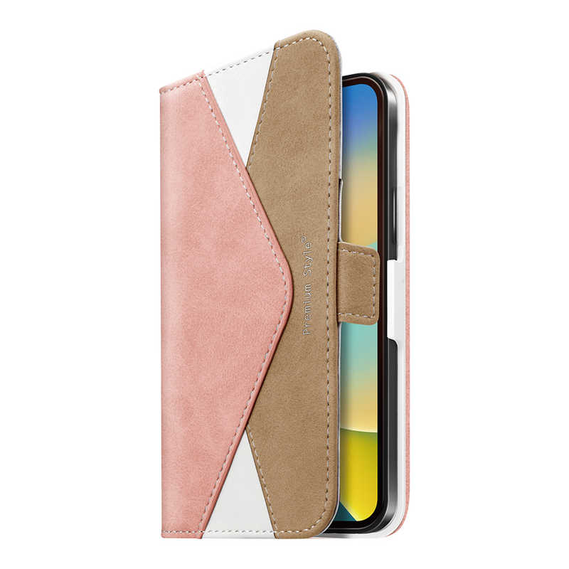 PGA PGA iPhone 14 Pro 6.1インチ フリップカバー レターデザイン [ピンク] Premium Style ピンク PG-22QFP05PK PG-22QFP05PK