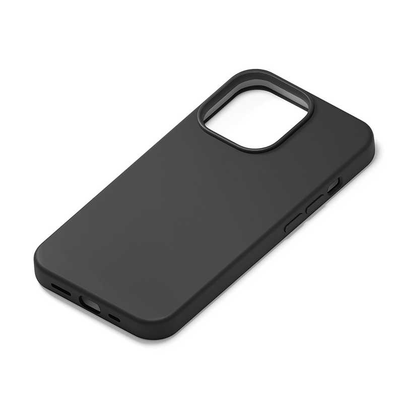 PGA PGA iPhone 14 Pro 6.1インチ MagSafe対応 抗菌スリムシリコンケース [ブラック] Premium Style ブラック PG-22QMGSC01BK PG-22QMGSC01BK