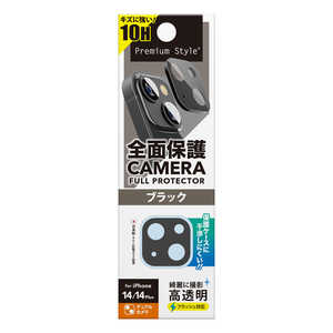 PGA iPhone 14/14 Plus用 カメラフルプロテクター ブラック Premium Style ブラック PG22RCLG19BK