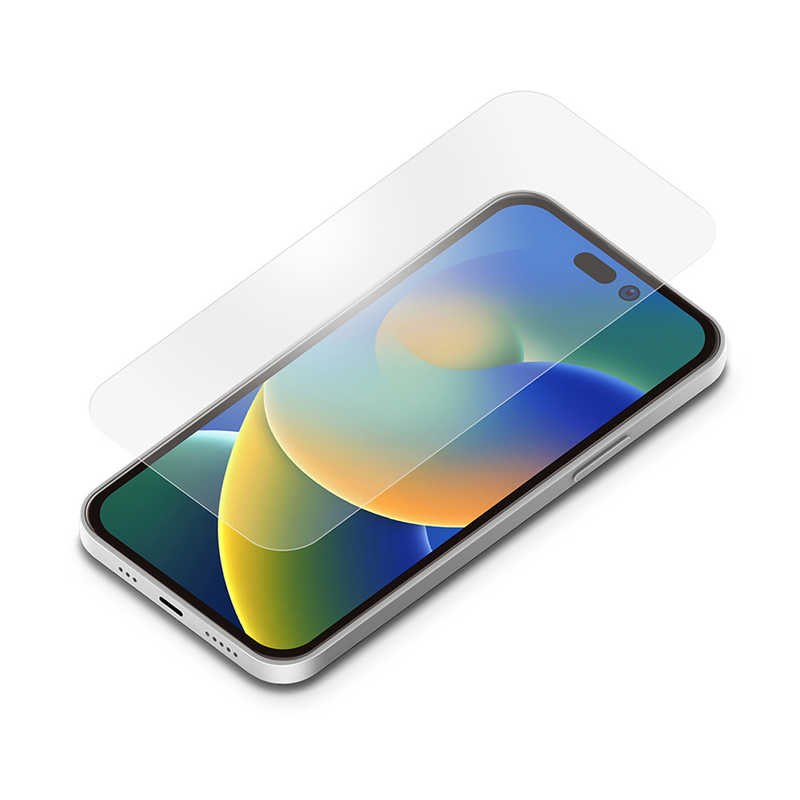 PGA PGA iPhone 14 Pro 6.1インチ ガイドフレーム付 液晶全面保護ガラス [アンチグレア] Premium Style クリア PG22QGL02FAG PG22QGL02FAG
