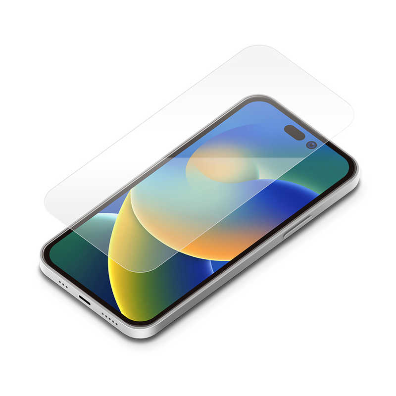PGA PGA iPhone 14 Pro 6.1インチ ガイドフレーム付 液晶全面保護ガラス [ブルーライト低減/光沢] Premium Style クリア PG22QGL03FBL PG22QGL03FBL