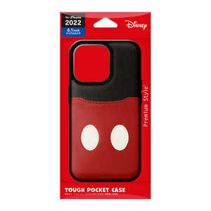 PGA iPhone 14 Pro 6.1インチ タフポケットケース ミッキーマウス Premium Style ミッキーマウス PGDPT22Q10MKY