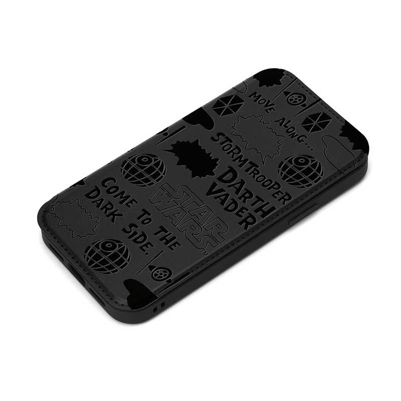 PGA PGA iPhone 14 Pro 6.1インチ ガラスフリップケース ダース･ベイダー Premium Style ダース･ベイダー PGDGF22Q30DV PGDGF22Q30DV