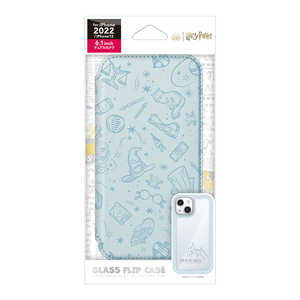 PGA iPhone 14 6.1インチ ガラスフリップケース ハリー･ポッター Premium Style ハリー･ポッター PGWGF22K04HAP