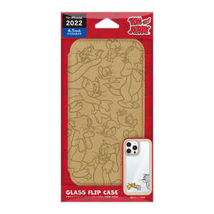 PGA iPhone 14 Pro 6.1インチ ガラスフリップケース トムとジェリー/ベージュ Premium Style トムとジェリー/ベージュ PGWGF22Q01TAJ PGA iPhone 14 Pro 6.1インチ ガラスフリップケース トムとジェリー/ベージュ Premium Style トムとジェリー/ベージュ PGWGF22Q01TAJ