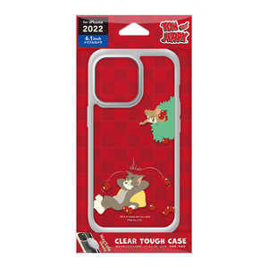 PGA iPhone 14 Pro 6.1インチ MagSafe充電器対応 クリアタフケース トムとジェリー/グレー Premium Style トムとジェリー/グレー PGWPT22Q01TAJ PGA iPhone 14 Pro 6.1インチ MagSafe充電器対応 クリアタフケース トムとジェリー/グレー Premium Style トムとジェリー/グレー PGWPT22Q01TAJ