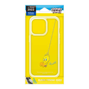 PGA iPhone 14 Pro 6.1インチ MagSafe充電器対応 クリアタフケース ルーニー･テューンズ/イエロー Premium Style ルーニー･テューンズ/イエロー PGWPT22Q03LNT