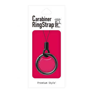 PGA カラビナリングストラップ ブラック Premium Style ブラック PGCRGS01BK PGA カラビナリングストラップ ブラック Premium Style ブラック PGCRGS01BK