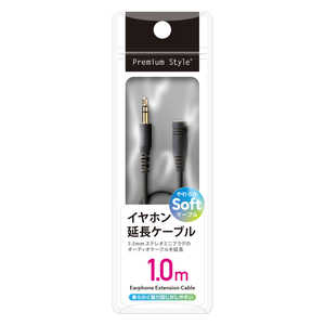 PGA 1.0m 3.5mmƥ쥪ߥ˥ץ饰 ۥĹ֥ 餫 Premium Style 1.0m ֥å PGEXY10M11BK