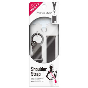 PGA ストラップホルダー付 ショルダーストラップ 平紐タイプ ブラック Premium Style PG-SDSTF01BK PGA ストラップホルダー付 ショルダーストラップ 平紐タイプ ブラック Premium Style PG-SDSTF01BK