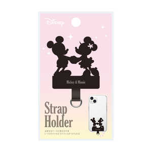 PGA ダイカット ストラップホルダー Premium Style ミッキーマウス&ミニーマウス PG-DSTHLD06MM PGA ダイカット ストラップホルダー Premium Style ミッキーマウス&ミニーマウス PG-DSTHLD06MM