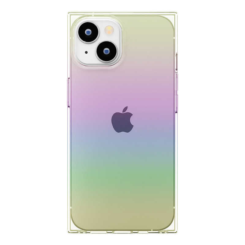 PGA PGA iPhone 15(6.1インチ) ソフトケース スクエアデザイン Premium Style オーロラ PG-23ATP04CL PG-23ATP04CL