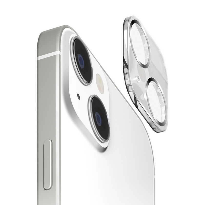PGA PGA iPhone 15(6.1インチ) カメラフルプロテクター クリア/シルバー Premium Style クリア/シルバー クリア／シルバー PG-23ACLG04SV PG-23ACLG04SV