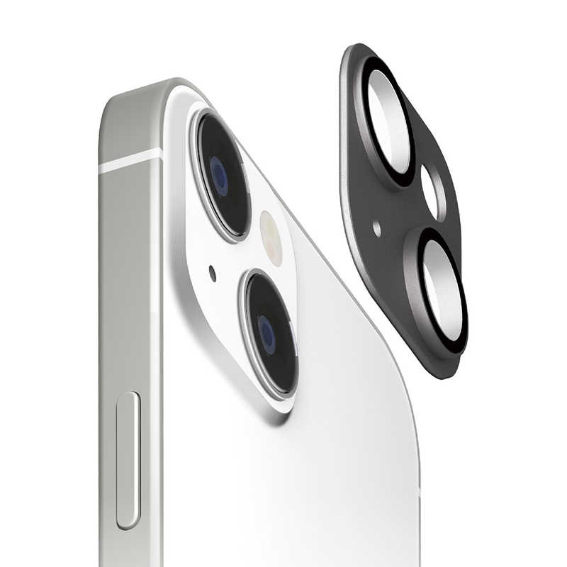 PGA PGA iPhone 15(6.1インチ) カメラフルプロテクター アルミ/ブラック Premium Style アルミ/ブラック アルミ／ブラック PG-23ACLG09BK PG-23ACLG09BK