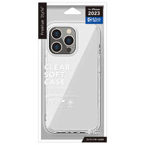 PGA iPhone 15 Pro(6.1インチ) ソフトケース Premium Style クリア PG-23BTP01CL