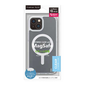 PGA iPhone 15/14/13用 MagSafe対応 ハイブリッドケース Premium Style クリア PG-23AMGPT03CL PGA iPhone 15/14/13用 MagSafe対応 ハイブリッドケース Premium Style クリア PG-23AMGPT03CL