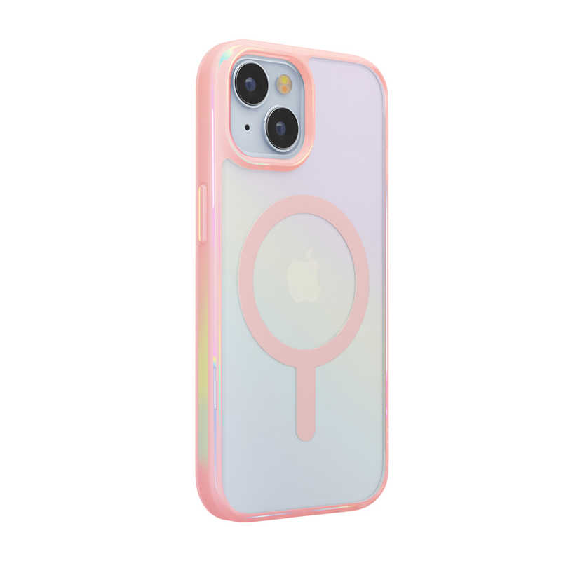 PGA PGA iPhone 15/14/13用 MagSafe対応 ハイブリッドケース Premium Style オーロラ/ピンク PG-23AMGPT09PK PG-23AMGPT09PK