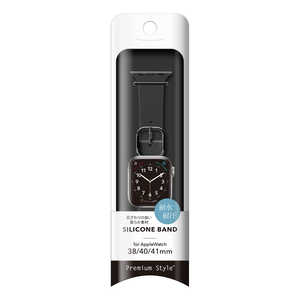 PGA Apple Watch 42/41/40/38mm用 シリコンバンド ブラック PGAW41SC01BK PGA Apple Watch 42/41/40/38mm用 シリコンバンド ブラック PGAW41SC01BK