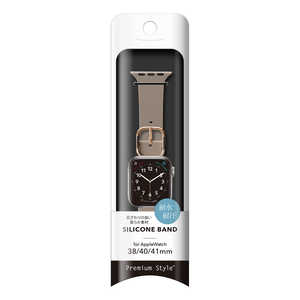 PGA Apple Watch 42/41/40/38mm用 シリコンバンド ベージュ PGAW41SC03BE PGA Apple Watch 42/41/40/38mm用 シリコンバンド ベージュ PGAW41SC03BE