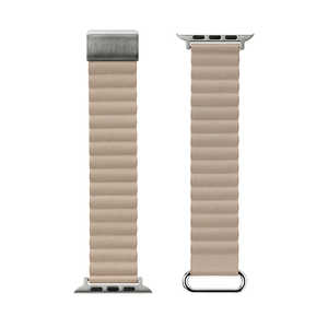 PGA Apple Watch 49/46/45/44/42mm用 PUレザーマグネットバンド アイボリー PGAW49MG02IV PGA Apple Watch 49/46/45/44/42mm用 PUレザーマグネットバンド アイボリー PGAW49MG02IV