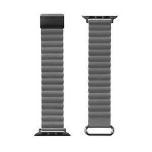 PGA Apple Watch 49/46/45/44/42mm用 PUレザーマグネットバンド グレー PGAW49MG04GY PGA Apple Watch 49/46/45/44/42mm用 PUレザーマグネットバンド グレー PGAW49MG04GY