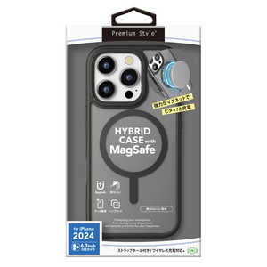 PGA iPhone 16 Pro(6.3インチ) MagSafe対応 ハイブリッドケース Premium Style ブラック PG-24BMGPT04BK PGA iPhone 16 Pro(6.3インチ) MagSafe対応 ハイブリッドケース Premium Style ブラック PG-24BMGPT04BK