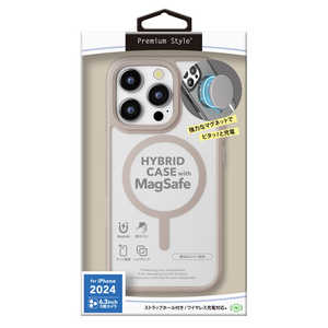 PGA iPhone 16 Pro(6.3インチ) MagSafe対応 ハイブリッドケース Premium Style ベージュ PG-24BMGPT05BE PGA iPhone 16 Pro(6.3インチ) MagSafe対応 ハイブリッドケース Premium Style ベージュ PG-24BMGPT05BE