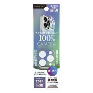 PGA iPhone 16 Pro/16 Pro Max レンズフレーム Premium Style オーロラ PG-24BLGD02AR PGA iPhone 16 Pro/16 Pro Max レンズフレーム Premium Style オーロラ PG-24BLGD02AR