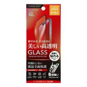 PGA iPhone 16 Pro Max(6.9インチ) 液晶全面保護ガラス 角割れ防止PETフレーム Dragontrail Premium Style 高透明 PG-24DGLF01CL PGA iPhone 16 Pro Max(6.9インチ) 液晶全面保護ガラス 角割れ防止PETフレーム Dragontrail Premium Style 高透明 PG-24DGLF01CL