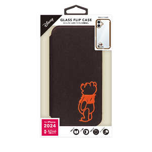 PGA iPhone 16用 ガラスフリップケース Premium Style くまのプーさん PG-D24AGF06POO PGA iPhone 16用 ガラスフリップケース Premium Style くまのプーさん PG-D24AGF06POO