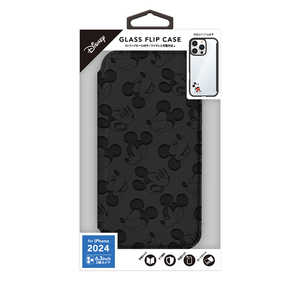 PGA iPhone 16 Pro用 ガラスフリップケース Premium Style ミッキーマウス PG-D24BGF01MKY PGA iPhone 16 Pro用 ガラスフリップケース Premium Style ミッキーマウス PG-D24BGF01MKY