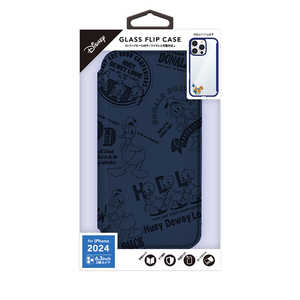 PGA iPhone 16 Pro用 ガラスフリップケース Premium Style ドナルドダック PG-D24BGF02DND PGA iPhone 16 Pro用 ガラスフリップケース Premium Style ドナルドダック PG-D24BGF02DND
